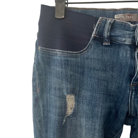 DL1961 Maternity Emma  Power Medium Wash Jeans Size 26 - Picture 6 of 12